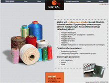 Tablet Screenshot of mistral-elast.com.pl